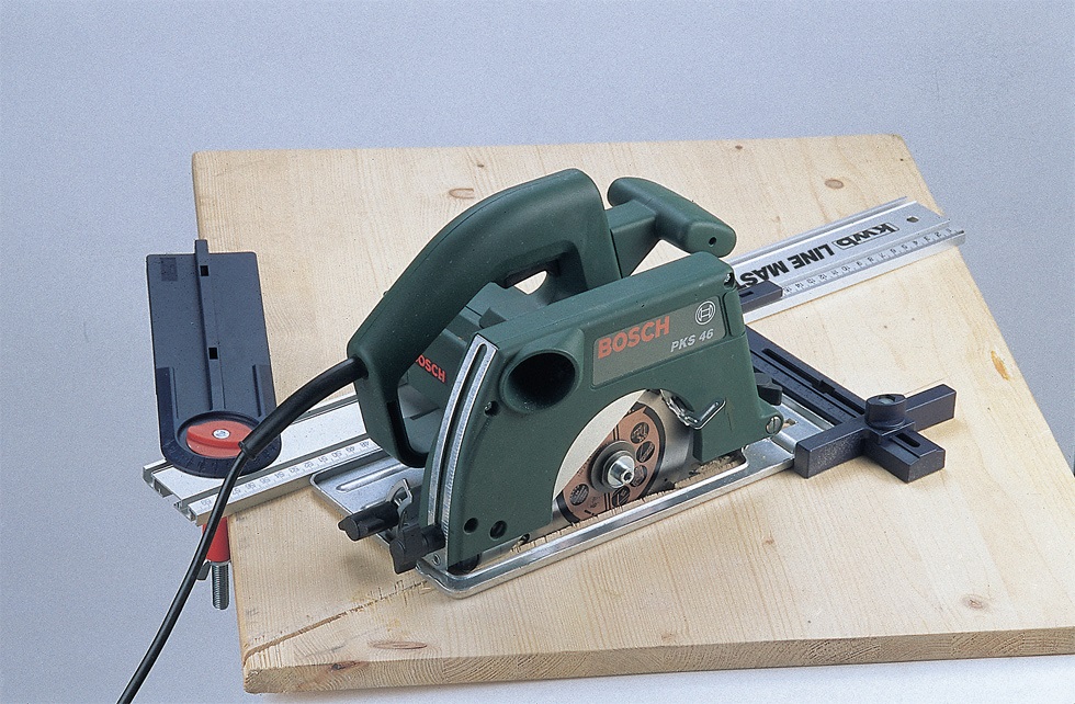 KWB Line Master 7840-08 - Set Universale di Righe con Righello di Precisione da 800 mm e Guida Angolare