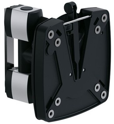 Novus 1.7 TSS Support Carriage - Carrello Portamonitor Antracite e Argento, Capacità 15 kg, Compatibile con VESA 75 x 75 mm e 100 x 100 mm