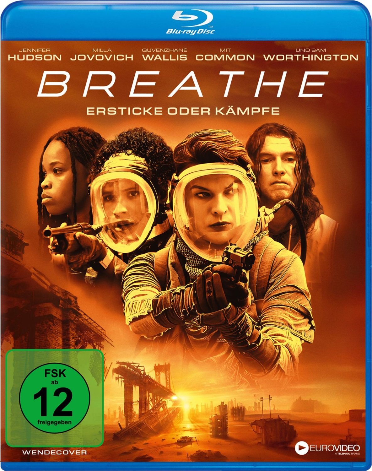 Telepool GmbH Breathe - Blu-ray Full HD, Tedesca e Inglese, PG-13, con Milla Jovovich e Jennifer Hudson