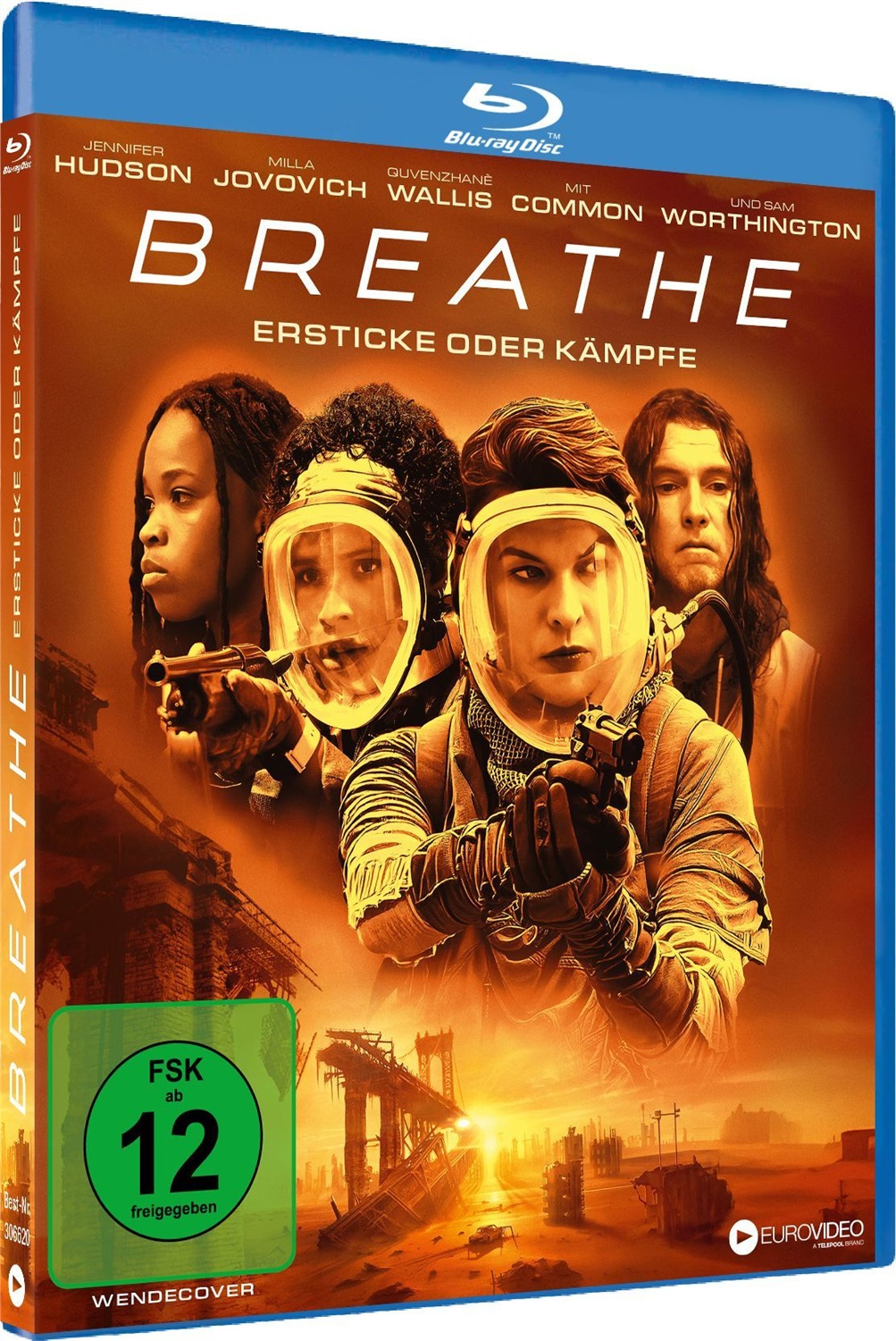 Telepool GmbH Breathe - Blu-ray Full HD, Tedesca e Inglese, PG-13, con Milla Jovovich e Jennifer Hudson