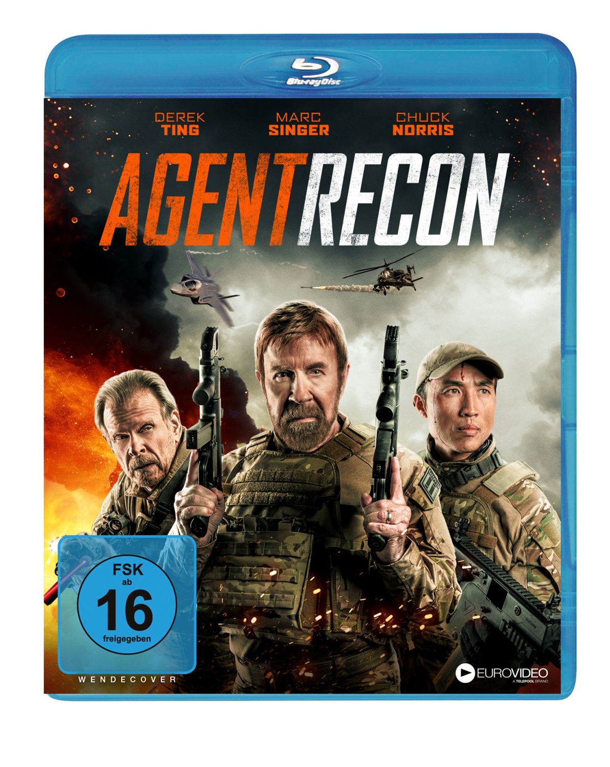 Telepool GmbH Agent Recon - Blu-ray Full HD con audio in Tedesco e Inglese, con Chuck Norris e Derek Ting