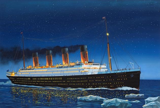 Revell R.M.S. Titanic Kit di Modello in Plastica Scala 1:700 - 132 Pezzi, 38,5 cm, per Bambini dai 10 Anni