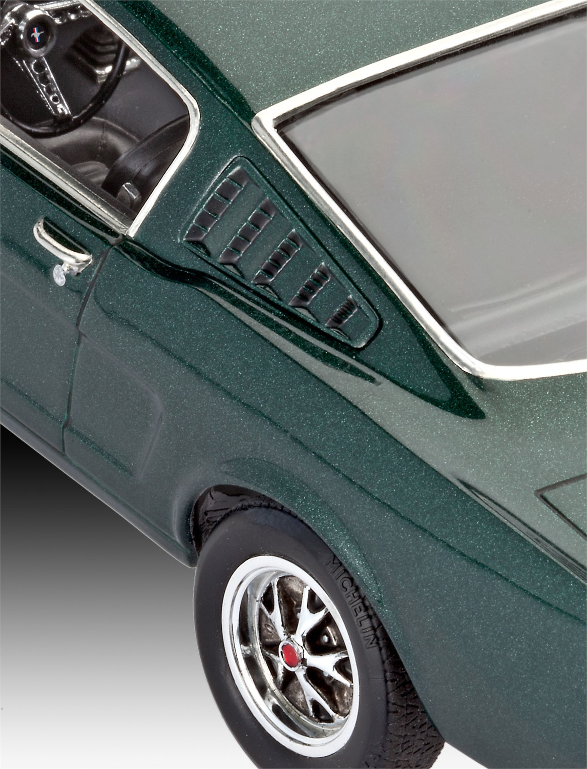 Revell 1965 Ford Mustang 2 2 Fastback Kit di Modello in Plastica Scala 1:24 con Motore Dettagliato e Cappuccio Mobile