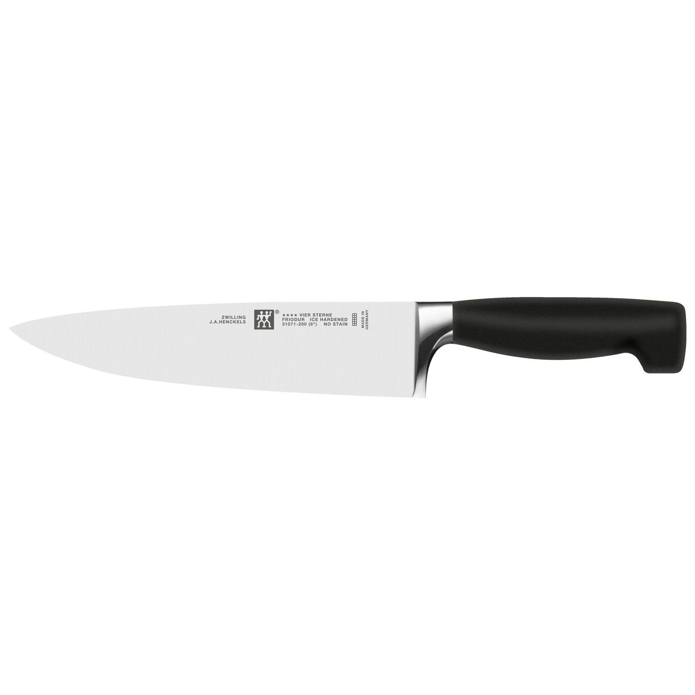 ZWILLING Four Star Set di Coltelli con Ceppo in Legno Naturale - 7 Pezzi con Coltello da Chef, Coltello da Pane, Coltello Decorativo, Coltello Multiuso, Affilatore e Forbici