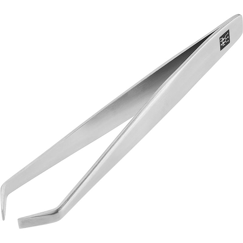 ZWILLING Pinzetta Angolata in Acciaio Inox 9 cm - Regolazione Sopracciglia, Punte Ruvide e Ipoallergenica