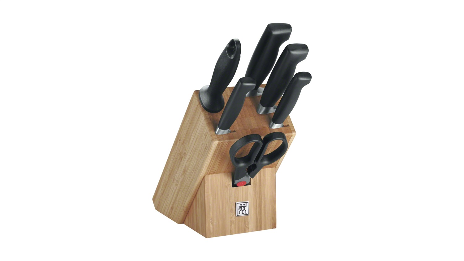ZWILLING Set di Coltelli con Ceppo da 7 Pezzi - Lame FRIODUR® Forgiate per Precisione e Qualità