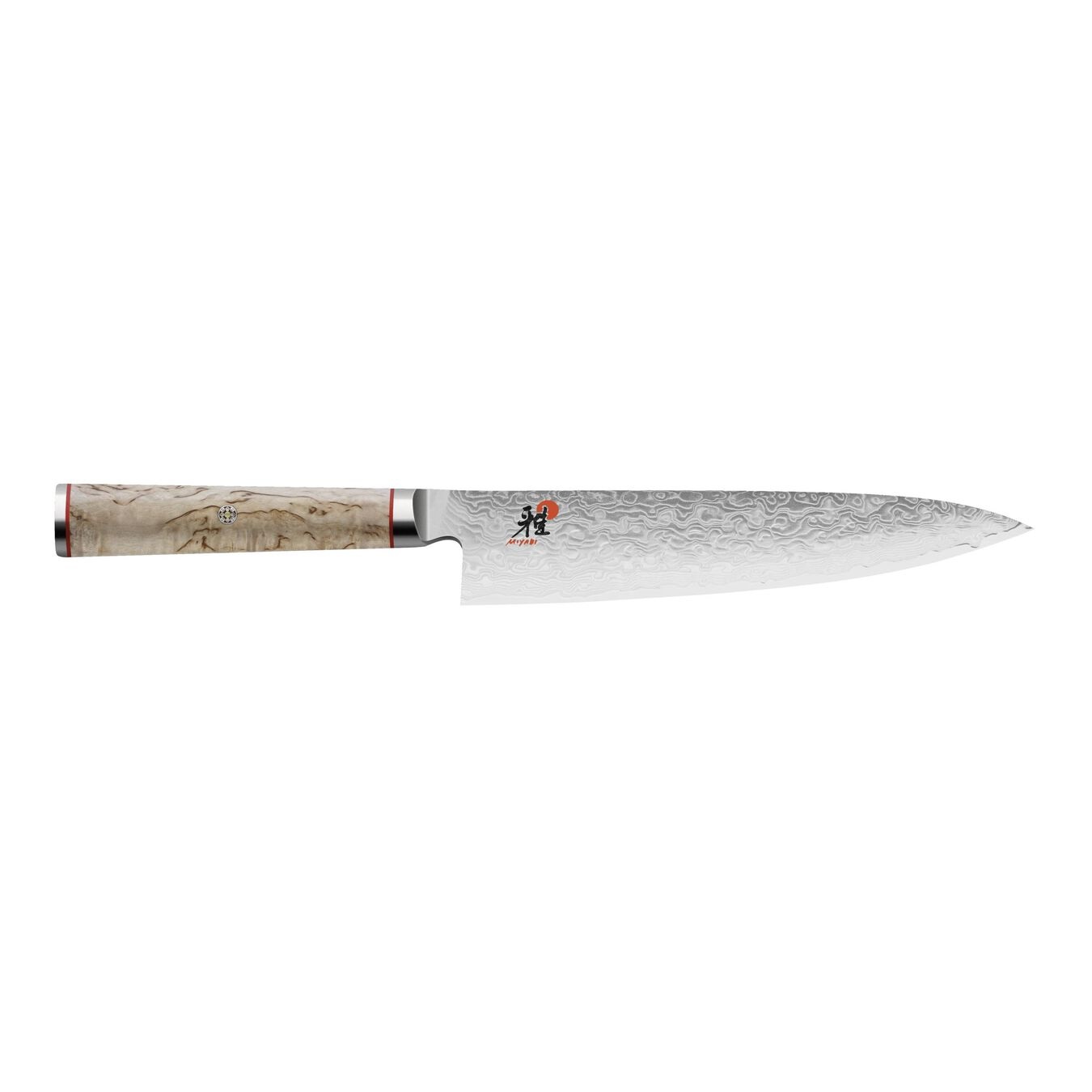 ZWILLING Miyabi 5000 MCD Coltello da Cucina Gyutoh - Lama 20 cm, Design Damascato, Acciaio