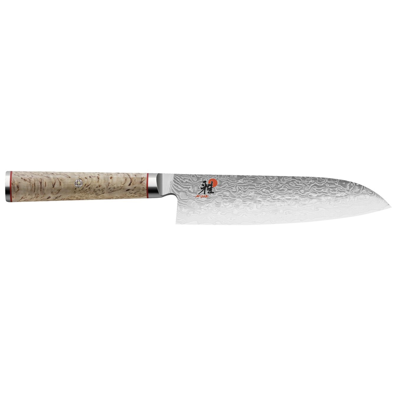 Miyabi 5000 MCD Coltello Santoku 18 cm in Acciaio Inossidabile Damascato con Manico Tradizionale