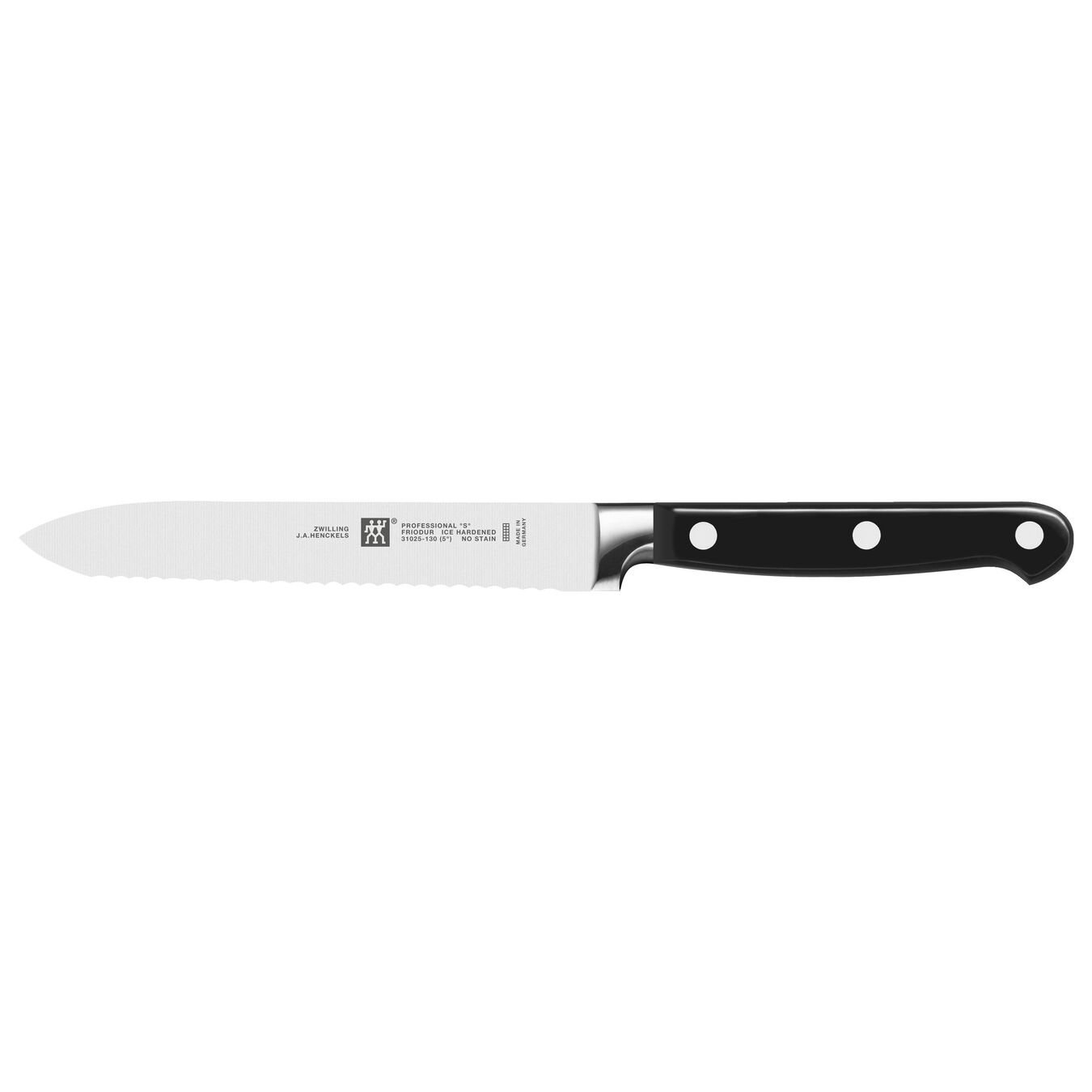 ZWILLING Professional S Set di Coltelli con Ceppo in Bambù - 7 Pezzi, Include Spelucchino, Coltello Universale, Coltello da Cuoco, Coltello da Pane, Forbici Multiuso e Acciaino