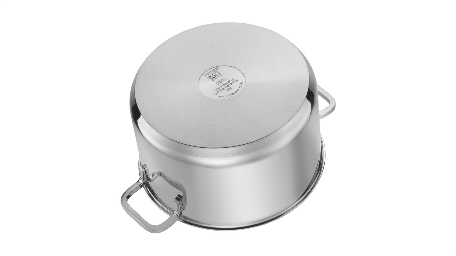 ZWILLING Quadro Set di Pentole 5 Pezzi in Acciaio Inox con 4 Coperchi, Adatto per Induzione e Forno, Design Moderno