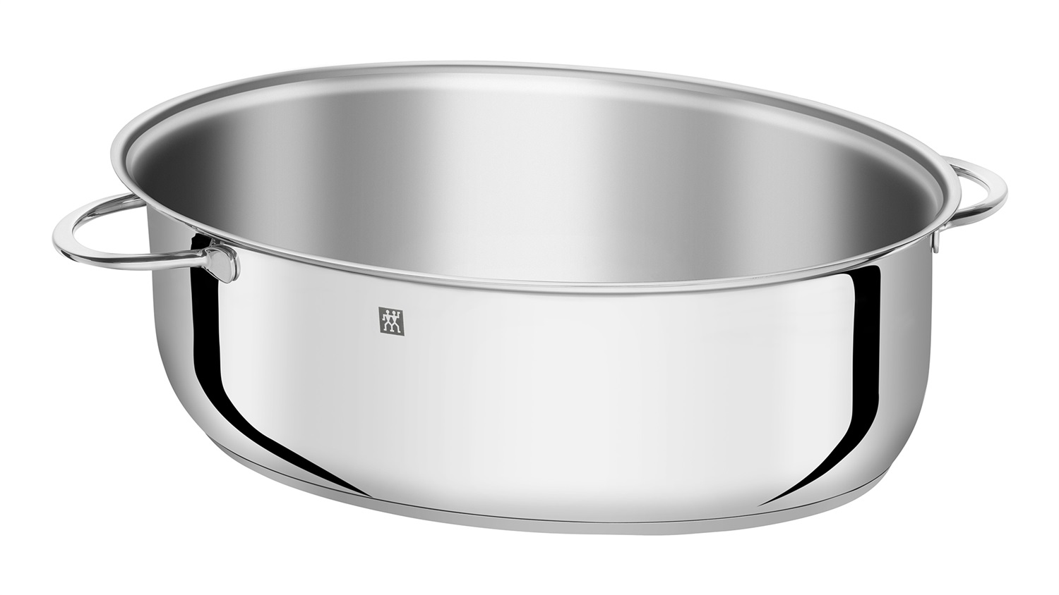 ZWILLING Casseruola per Arrosto Ovale 8,5L con Coperchio, Acciaio Inox e Nucleo in Alluminio, Adatta per Induzione