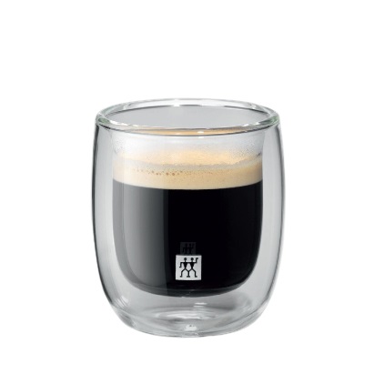 ZWILLING Sorrento Set di Bicchierini da Espresso Trasparenti 2x80 ml