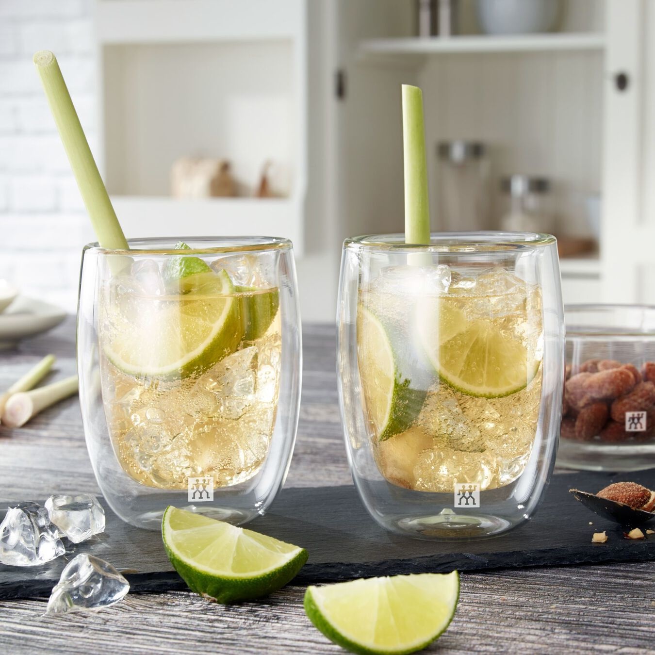 ZWILLING Sorrento Set di Bicchieri da Caffè in Vetro Trasparente, Doppia Parete, 200 ml, 2 pz