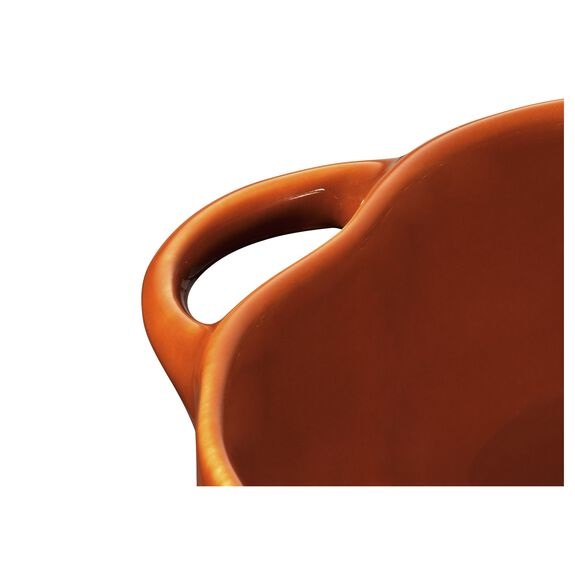 STAUB Cocotte Zucca in Ceramica Cannella - Pirofila da Forno 0,5 Litri, Diametro 12 cm