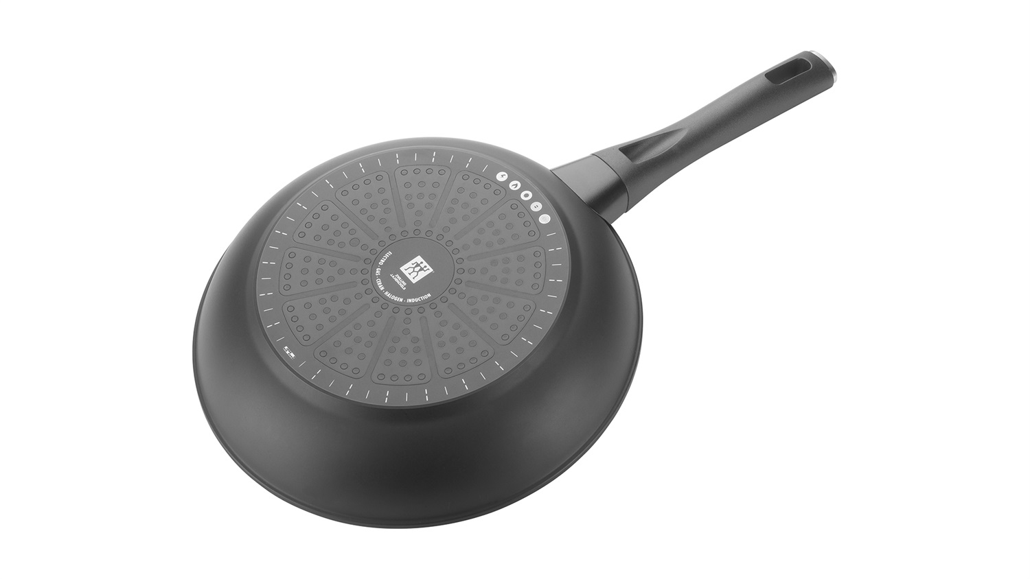 ZWILLING Marquina Plus Padella 24 cm in Alluminio con Rivestimento Duraslide Granite, Nero