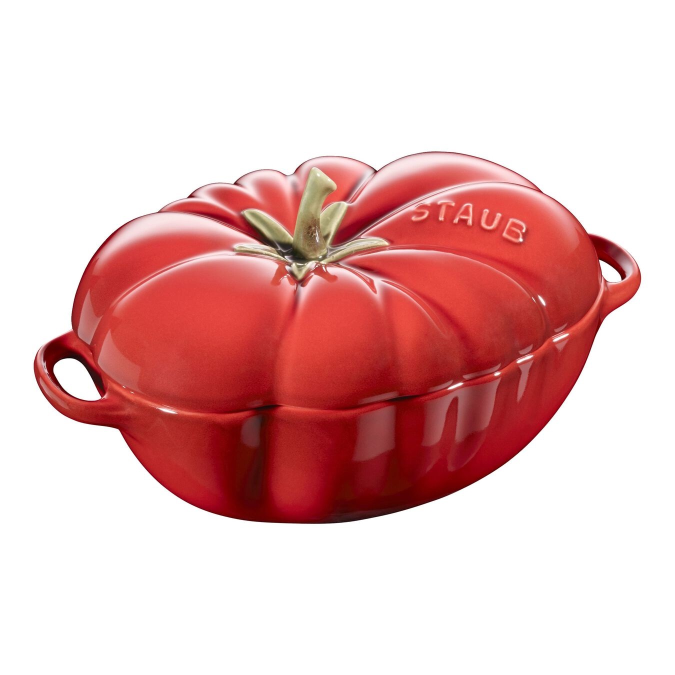 Staub Cocotte Pomodoro 16 cm in Ceramica Smaltata - Casseruola Ciliegia