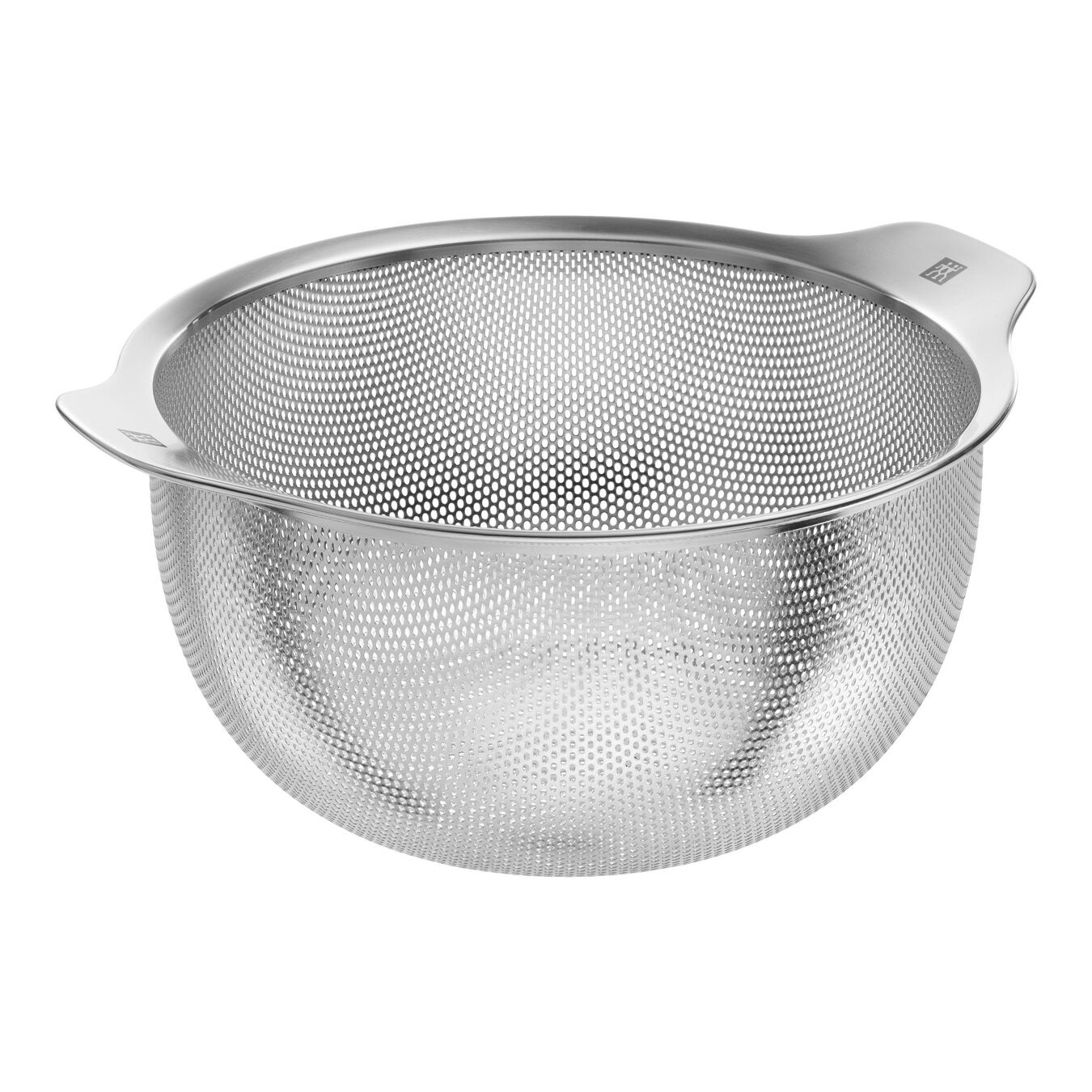ZWILLING Scolapasta e Colino in Acciaio Inossidabile Argento, 25 x 24 x 12 cm, Design Impilabile e Lavabile in Lavastoviglie