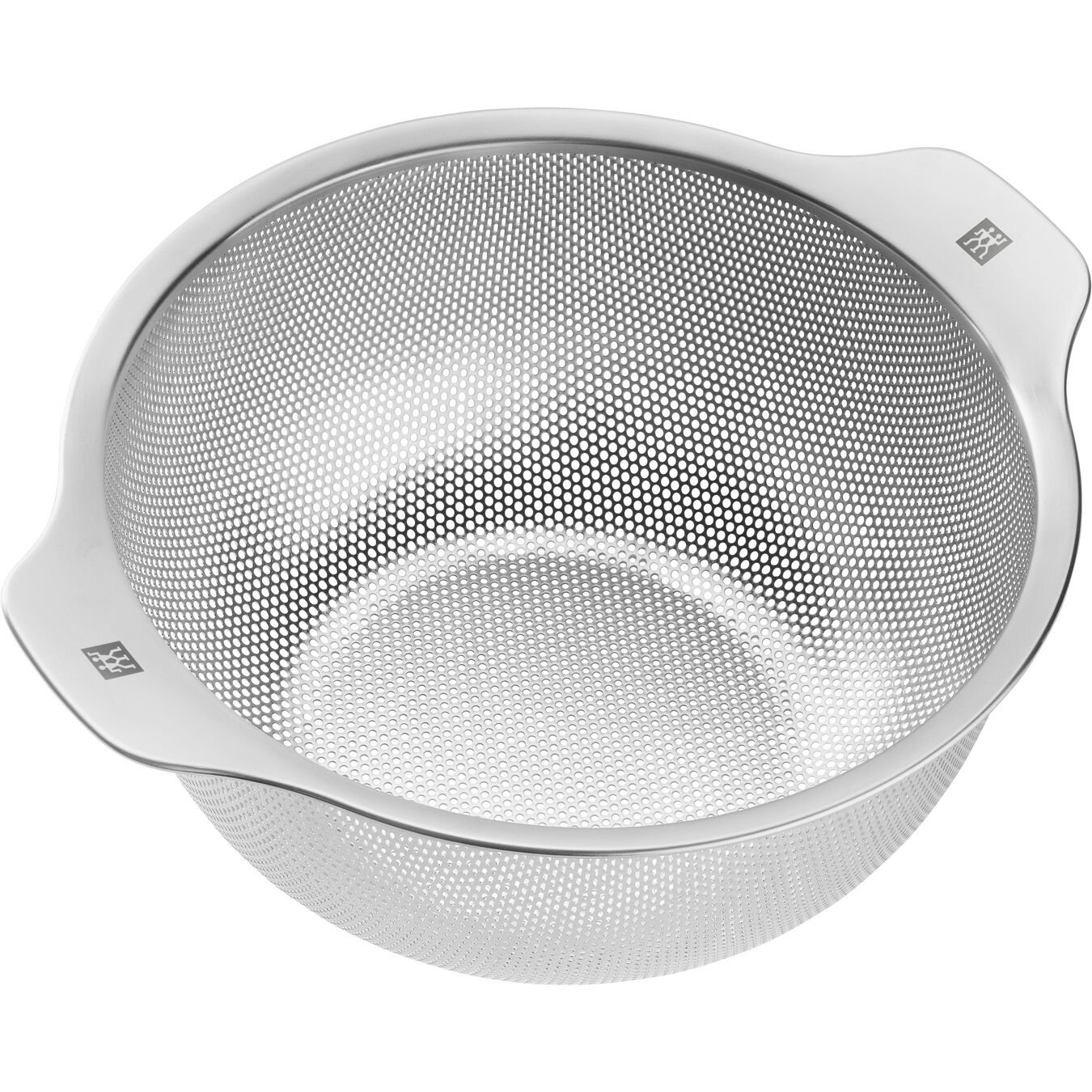 ZWILLING Scolapasta e Colino in Acciaio Inossidabile Argento, 25 x 24 x 12 cm, Design Impilabile e Lavabile in Lavastoviglie