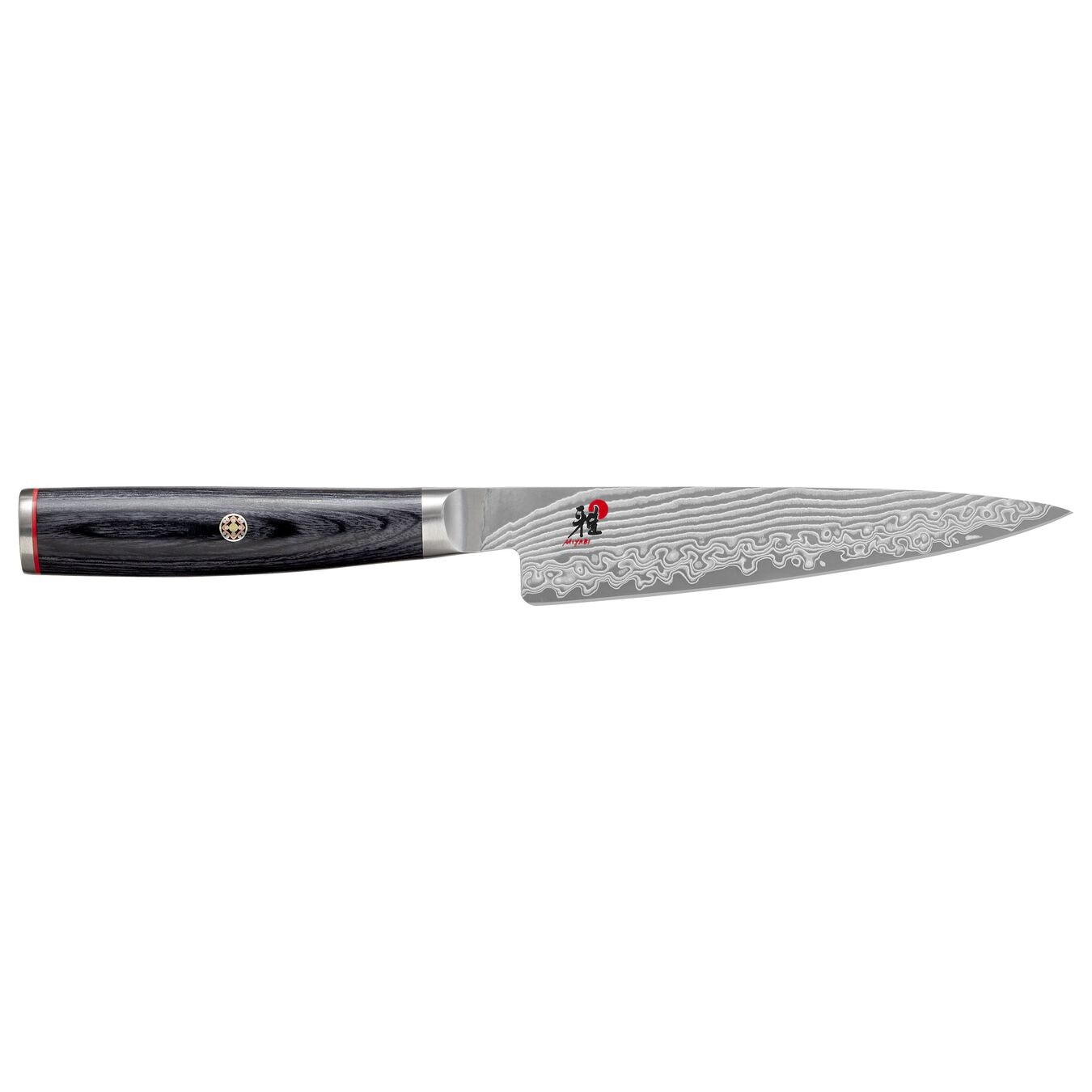 ZWILLING Miyabi 5000 FCD Coltello Giapponese Shotoh in Acciaio Damasco, Lama 11 cm, Affilatura Honbazuke