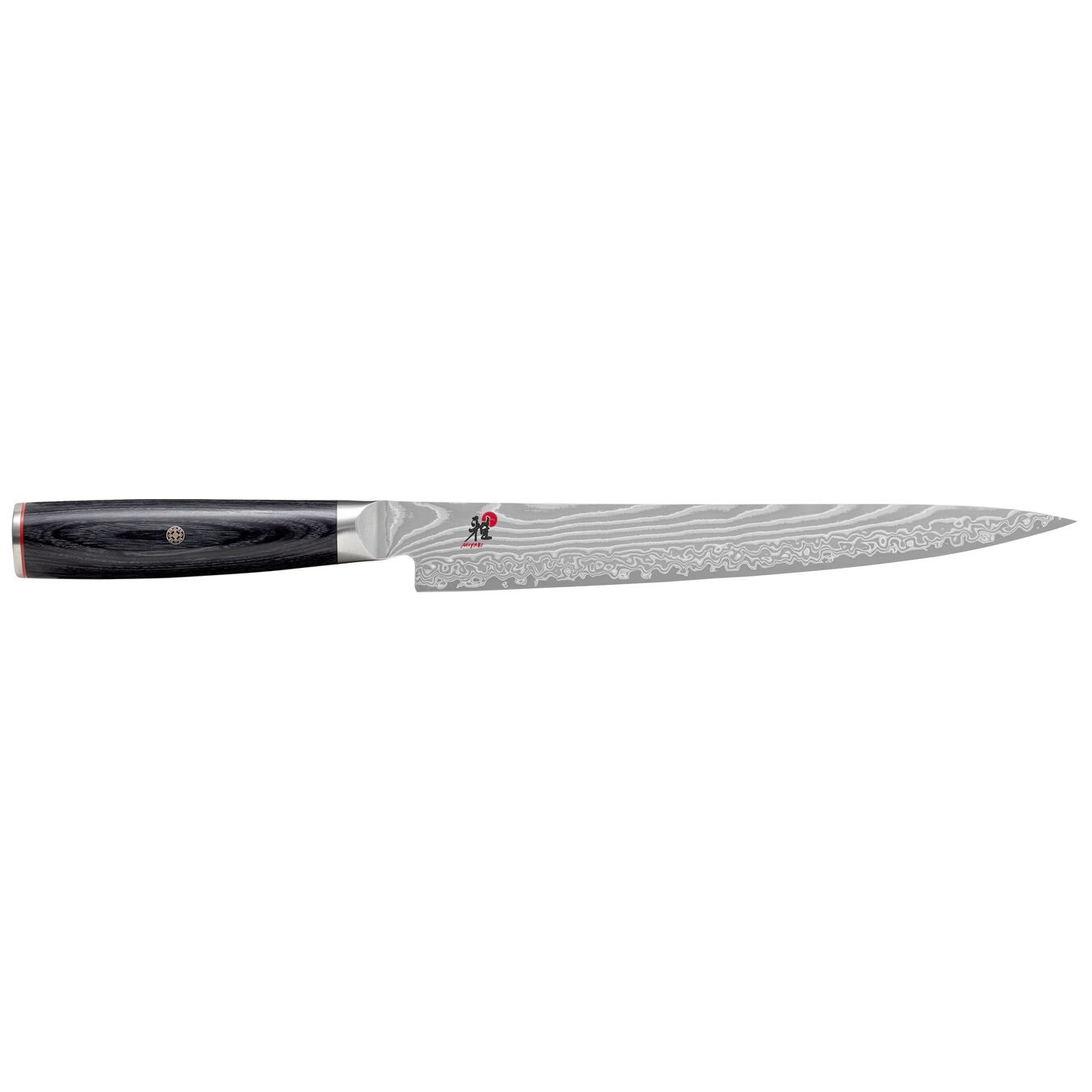 ZWILLING Miyabi 5000 FCD Sujihiki Coltello Giapponese in Acciaio Damasco - 24 cm, 49 Strati, Affilatura Honbazuke