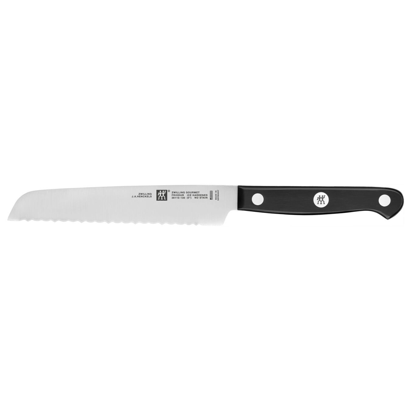 ZWILLING Gourmet Set di Coltelli con Ceppo in Bambù - 7 Pezzi con Coltello da Chef, Coltello Trinciante, Coltello Multiuso e Forbici