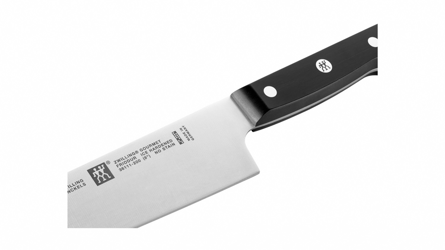ZWILLING Gourmet Coltello per Carne 20 cm - Acciaio Inossidabile, Manico Ergonomico Nero, Made in Germany