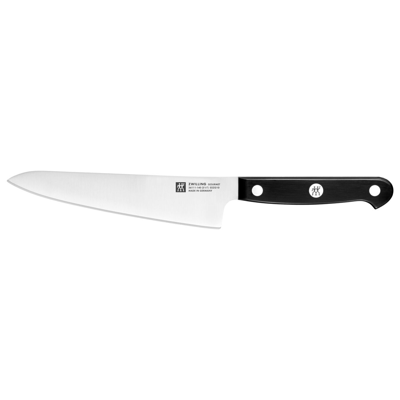 ZWILLING Coltello da Chef Gourmet Compact 14 cm - Acciaio Inox Speciale, Manico Ergonomico Nero, Prodotto in Germania