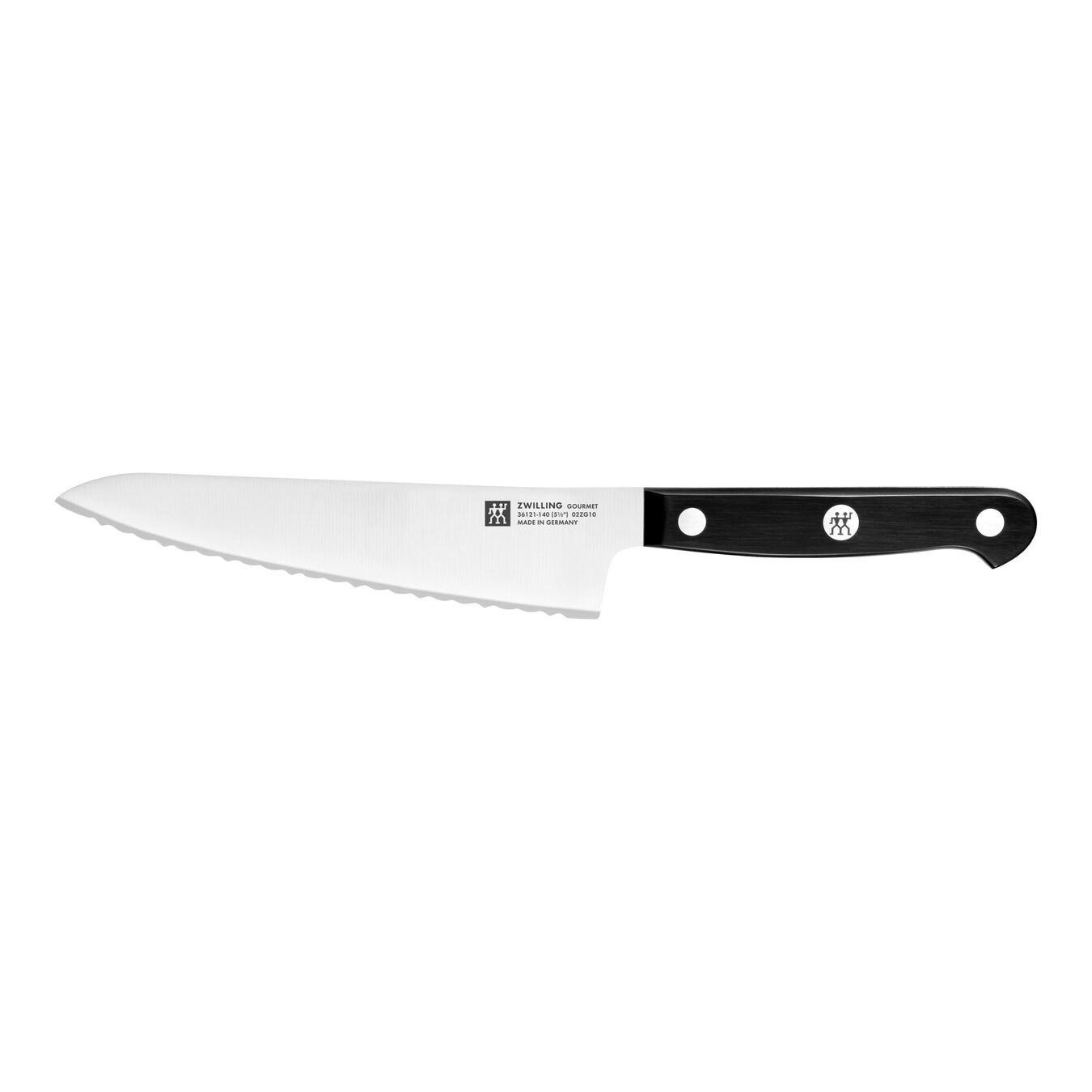 ZWILLING Gourmet Coltello da Cuoco Seghettato - 14 cm, Acciaio Inossidabile, Ideale per Carne, Pesce e Verdure