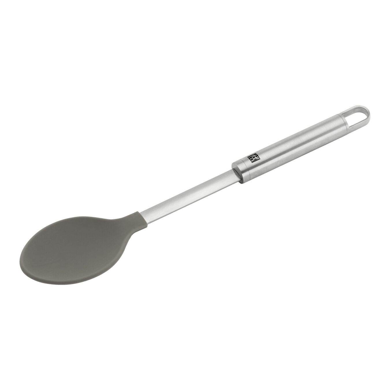 ZWILLING Pro Mestolo in Silicone e Acciaio Inox Argento - 32 cm, Resistente al Calore, Lavabile in Lavastoviglie