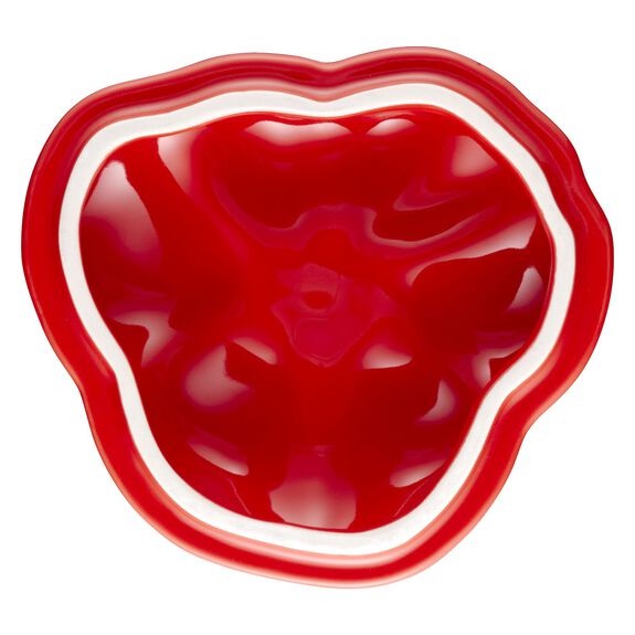 STAUB Cocotte Peperone in Ceramica - Arancione-Rosso, Capacità 0,47 L, Altezza 10,7 cm