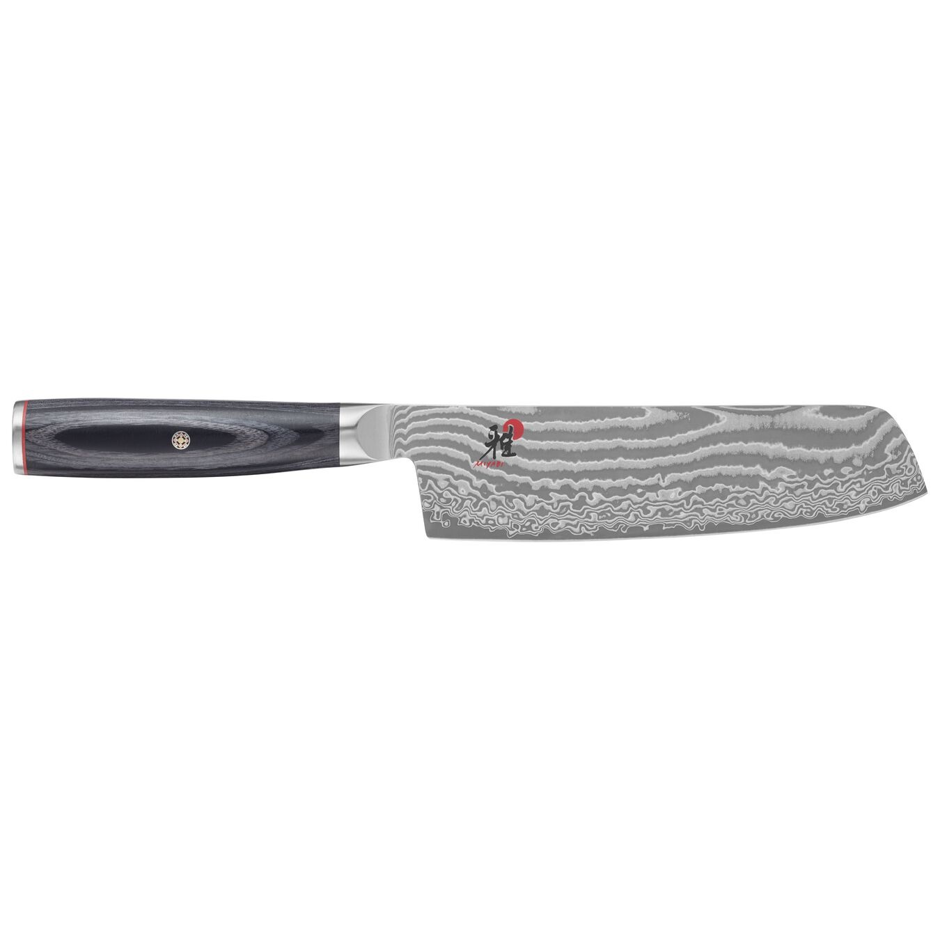 MIYABI Nakiri 5000FCD - Coltello Giapponese da Cucina con Lama in Acciaio Inossidabile 17 cm