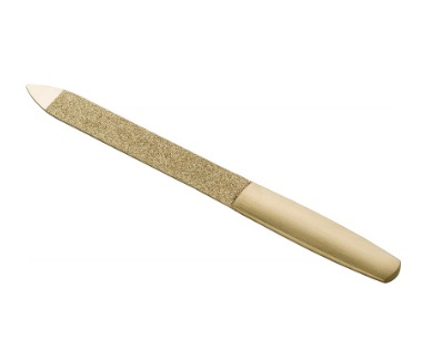 ZWILLING Lima per unghie in zaffiro Premium Gold 130 mm - Superfici a grana grossa e fine per modellare e pulire le unghie