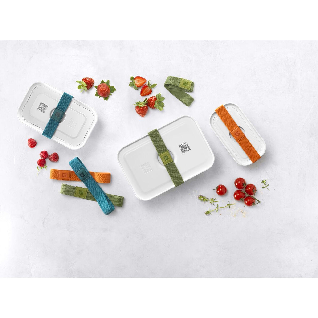 ZWILLING Fresh & Save Set di Contenitori Sottovuoto 3 Pezzi in Plastica Semi Trasparente-Grigio, S, M, L