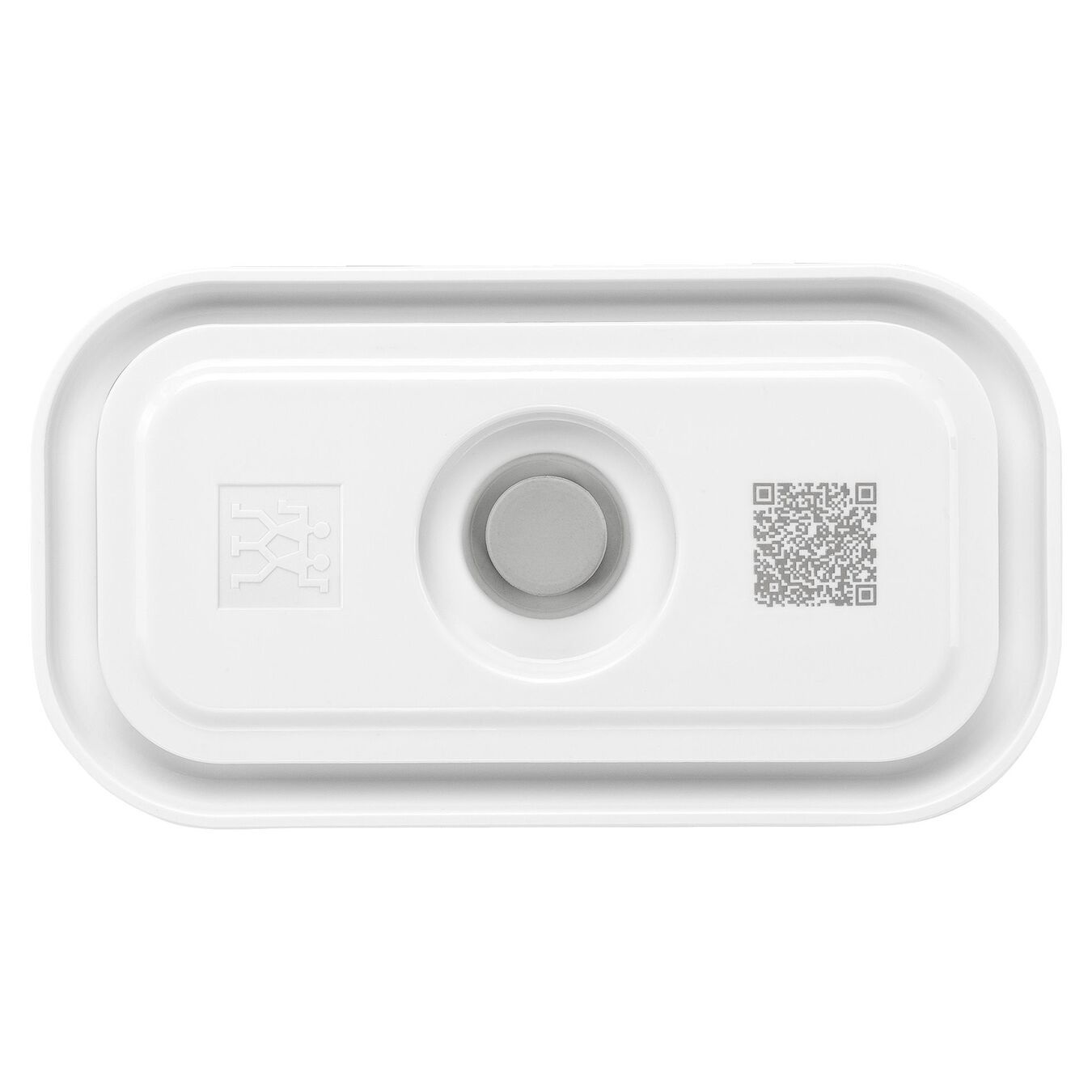 ZWILLING Fresh & Save Contenitore Sottovuoto S in Plastica 400 ml - Semi Trasparente-Grigio con Coperchio QR