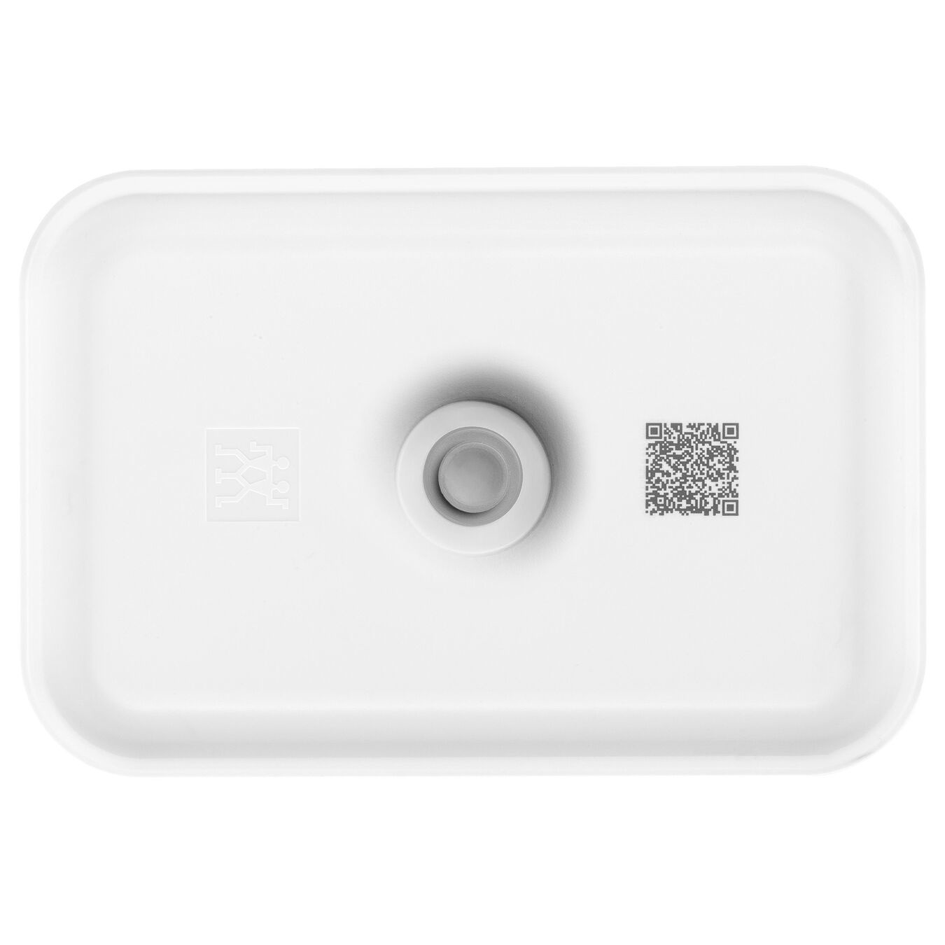 ZWILLING Fresh & Save Contenitore Sottovuoto per Pranzo 1,6 L in Plastica Bianco-Grigio con 2 Scomparti