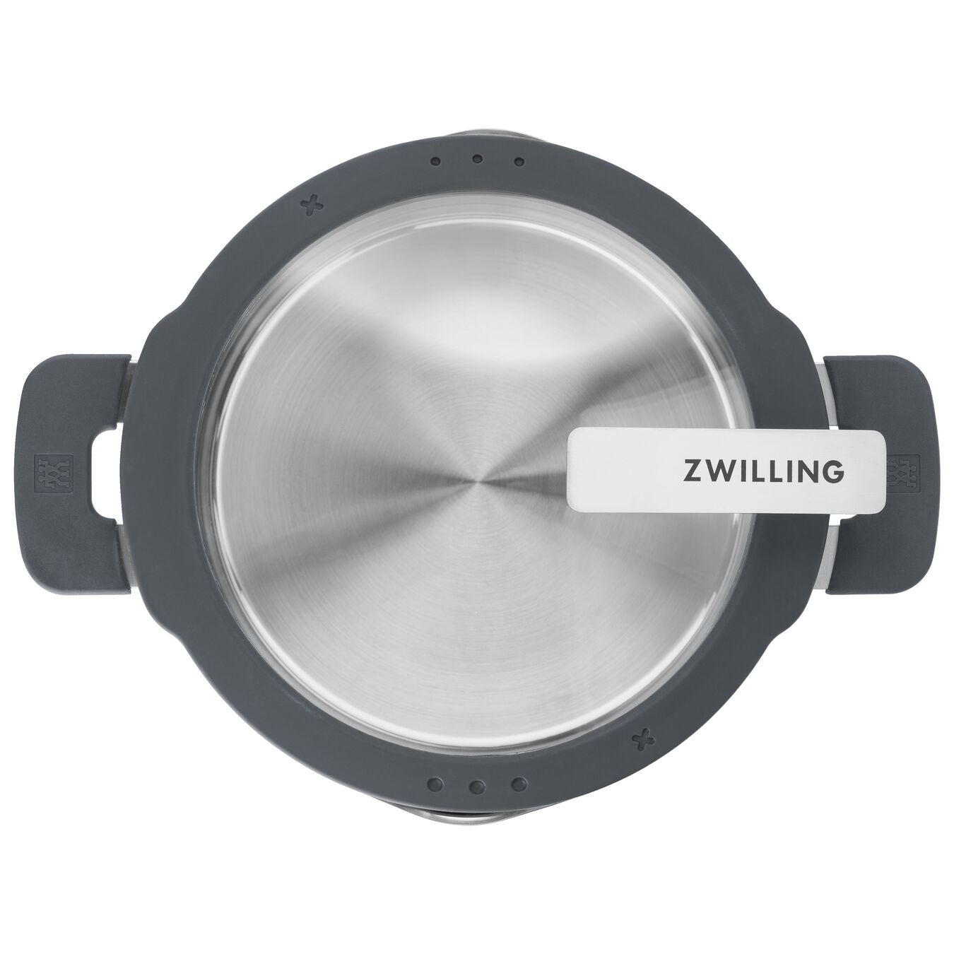 ZWILLING Simplify Set di Pentole 4 pz in Acciaio Inox, Nero e Argento, Design Innovativo