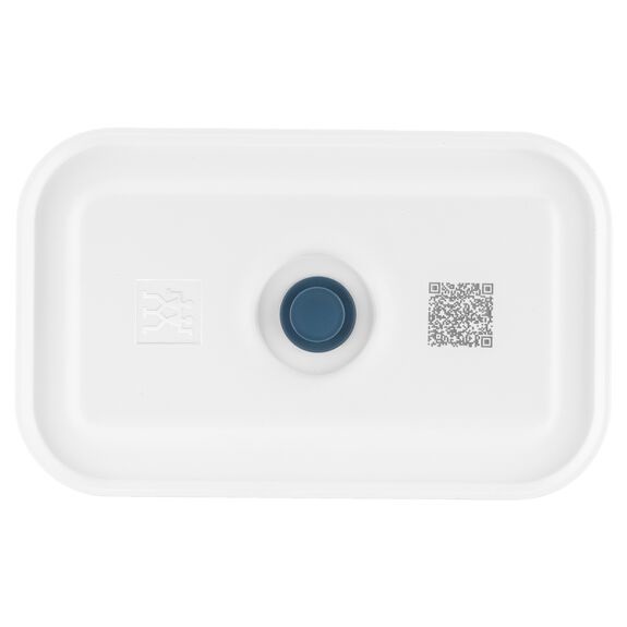 ZWILLING Fresh & Safe Rettangolare Contenitore 0,8 L Blu, Bianco 1 pz