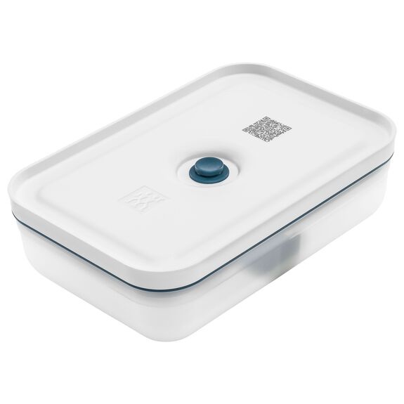 ZWILLING Fresh & Save Contenitore per Pranzo Sottovuoto 1 L Blu e Bianco, Plastica Semi Trasparente