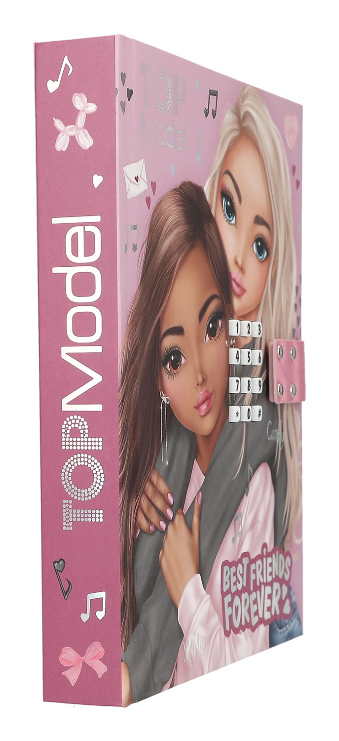 Depesche TOPModel My BFF - Diario Rosa con Codice Numerico, Suono e 80 Pagine Colorate per Bambine