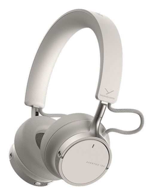 Beyerdynamic Aventho 100 - Cuffie on-ear Bluetooth in crema con cancellazione del rumore e 60 ore di autonomia