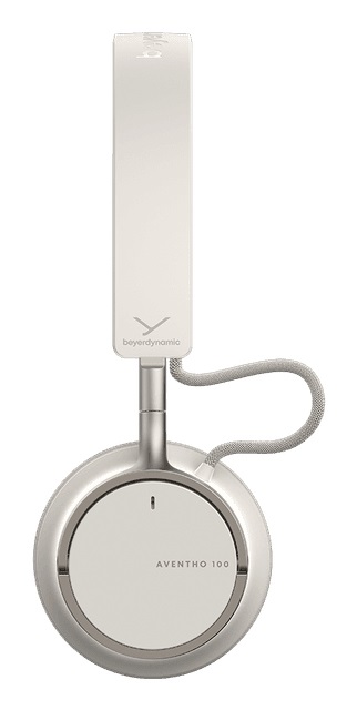 Beyerdynamic Aventho 100 - Cuffie on-ear Bluetooth in crema con cancellazione del rumore e 60 ore di autonomia