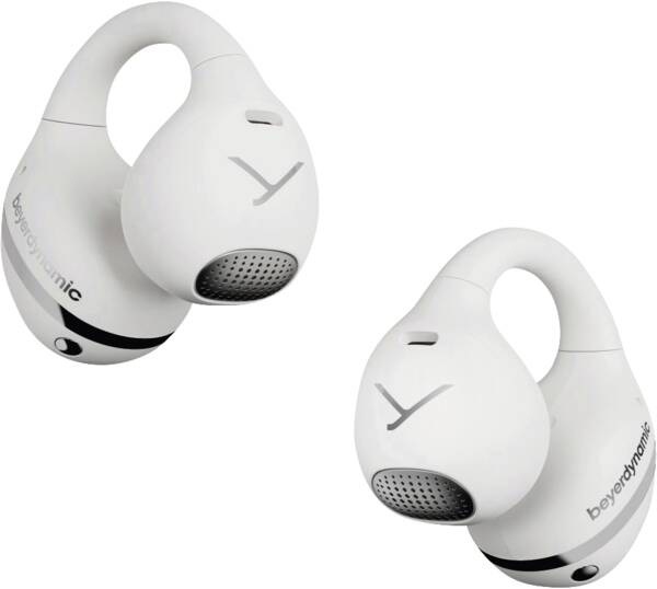 Beyerdynamic AMIRON Zero - Cuffie Aperte Bluetooth 5.4, Design Innovativo con Clip, 20 Ore di Riproduzione, Colore Bianco