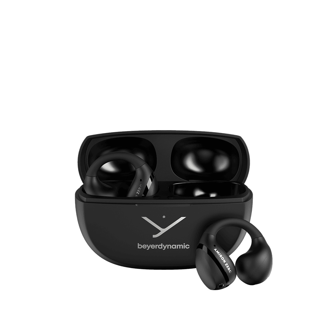 Beyerdynamic Amiron Zero - Cuffie aperte Bluetooth 5.4, design innovativo a clip, 20 ore di autonomia, colore nero