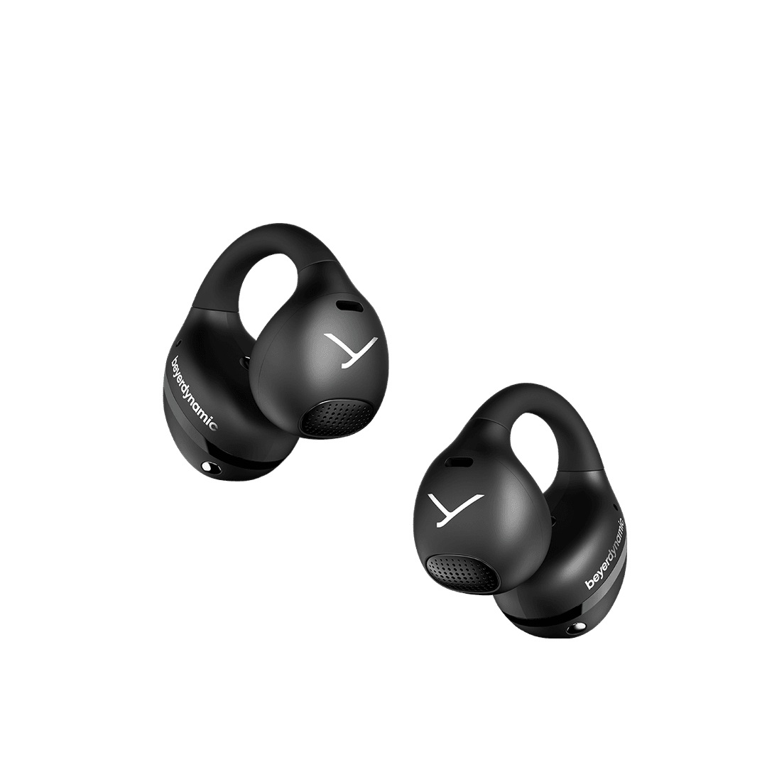Beyerdynamic Amiron Zero - Cuffie aperte Bluetooth 5.4, design innovativo a clip, 20 ore di autonomia, colore nero