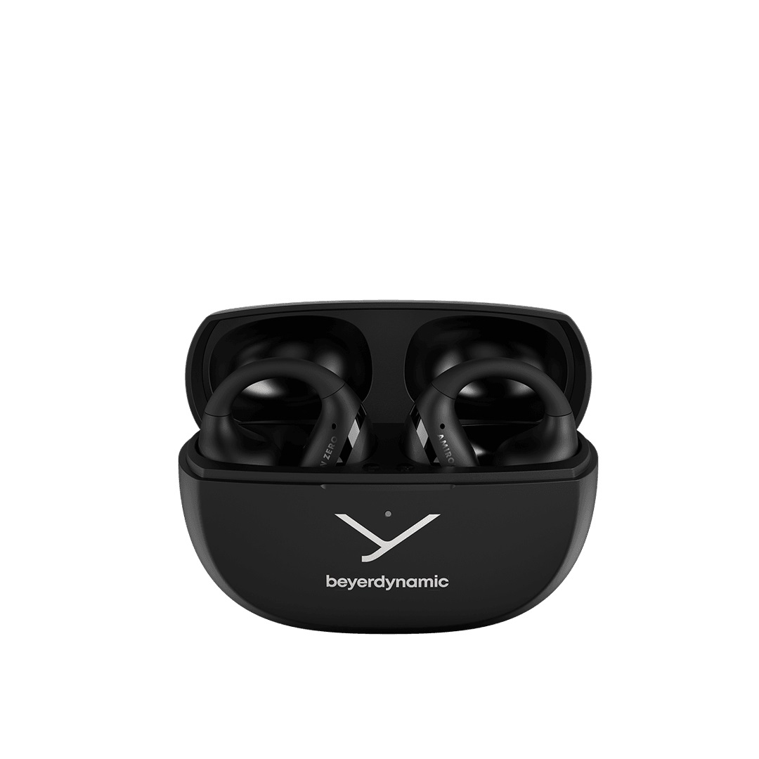 Beyerdynamic Amiron Zero - Cuffie aperte Bluetooth 5.4, design innovativo a clip, 20 ore di autonomia, colore nero