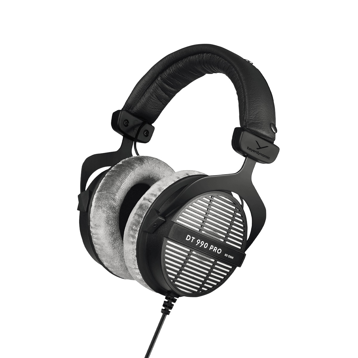 Beyerdynamic DT 990 PRO - Cuffie da studio over-ear aperte 80 Ohm, Nero/Grigio