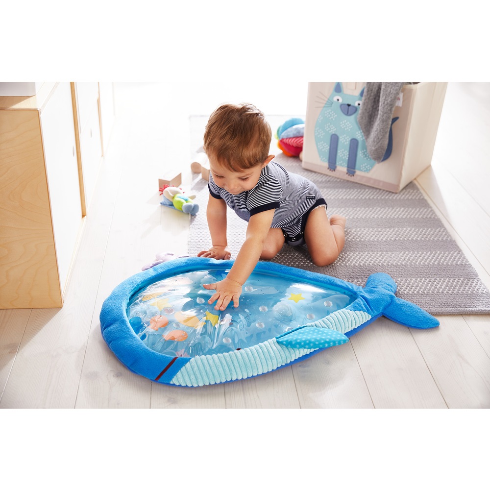 HABA Tappetino da Gioco d'Acqua Grande Balena - Alta Qualità, per Bambini da 6 Mesi, Stimola la Fantasia