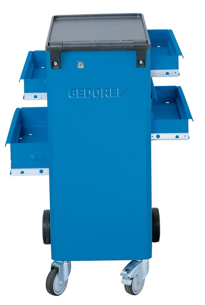 GEDORE Carrello Portautensili 9018140 - 6 Cassetti, Altezza 930 mm, Profondità 490 mm, Peso 43,5 kg