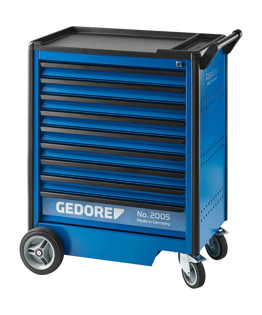 Gedore Carrello portautensili 2005 0810 con 9 cassetti, dimensioni 1020x865x605 mm, capacità 500 kg