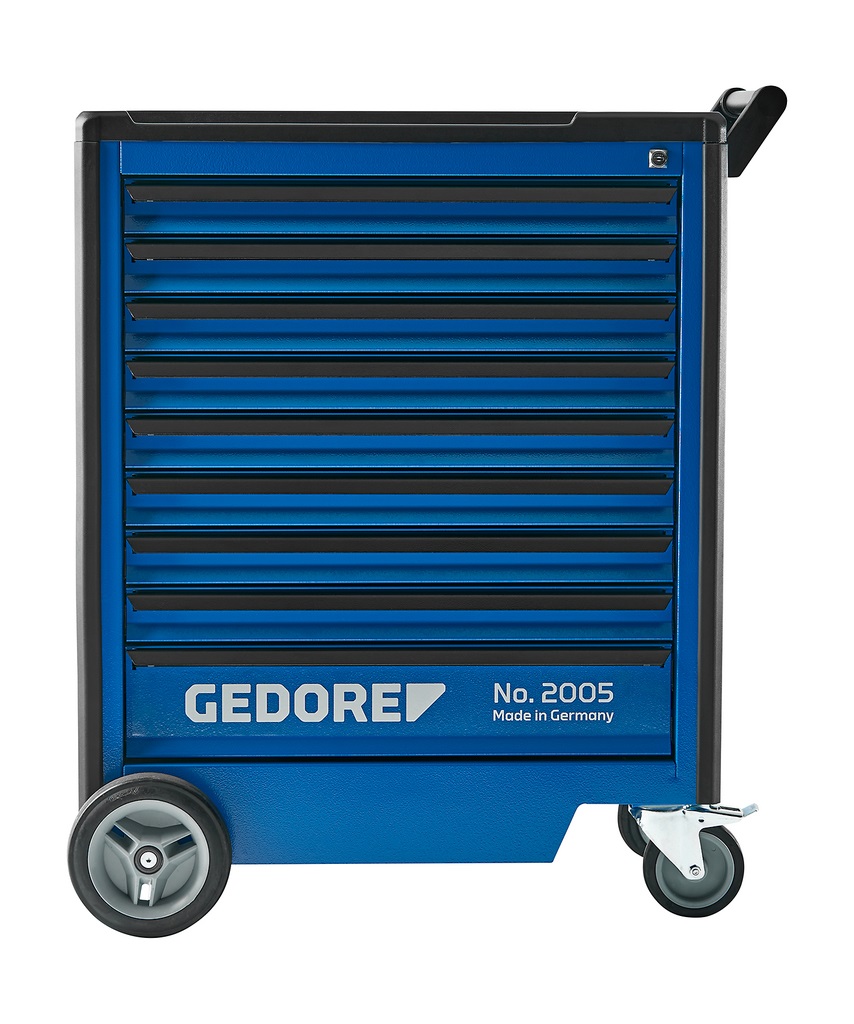Gedore Carrello portautensili 2005 0810 con 9 cassetti, dimensioni 1020x865x605 mm, capacità 500 kg